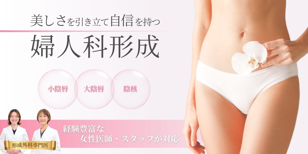 婦人科形成｜美しさを引き立て自信を持つ｜小陰唇・大陰唇・陰核